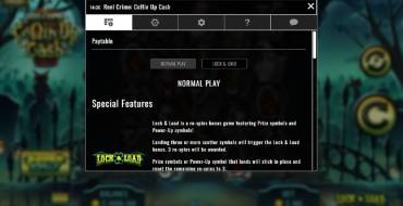 Reel Crime: Coffin Up Cash: Giochi bonus