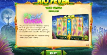 Rio Fever: Giri gratis