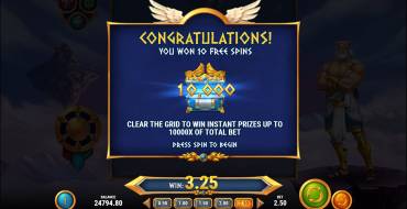 Rise of Olympus Origins: Giri gratis