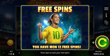 Ronaldinho Spins: Giri gratis