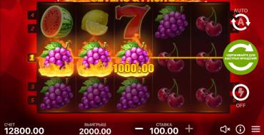 Sevens and Fruits: Vincite