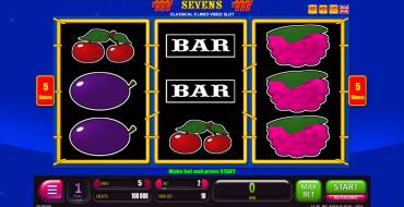 Sevens: Slot machine