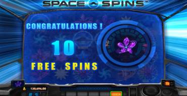 Space Spins: Giri gratis e/o respin