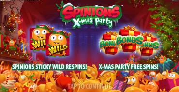 Spinions X-MAS Party: Slot machine