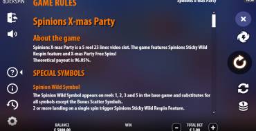 Spinions X-MAS Party: Regole