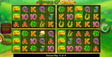 Spins O' Gold Fortune Play: Giochi bonus