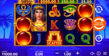 Spirit of Egypt: Hold and Win: Slot machine