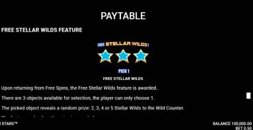 Stellar Stars: Giochi bonus