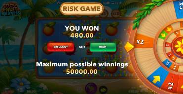 Sticky Fruit Madness: Gioco del rischio