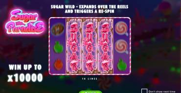 Sugar Paradise: Slot machine