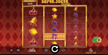 Super Joker Megaways: Interfaccia