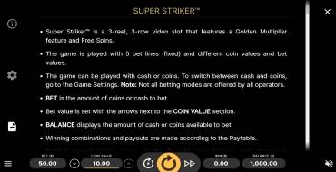 Super Striker: Regole