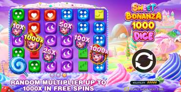 Sweet Bonanza 1000 Dice: Caratteristiche uniche