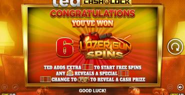 Ted Cash and Lock: Giri gratis e/o respin