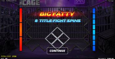 The Cage: Freespins e/o respins