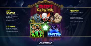 The Creepy Carnival: Caratteristiche uniche