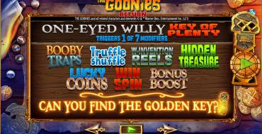 The Goonies Return: Giri gratis e/o respin