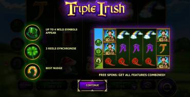 Triple Irish: Caratteristiche uniche