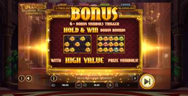 Tycoons: Billionaire Bucks Hold&Win: Giri gratis e/o respin