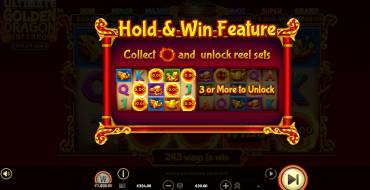 Ultimate Golden Dragon Inferno — Hold&Win: Giochi bonus