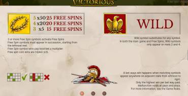 Victorious MAX: Giri gratis e/o respin