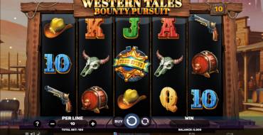 Western Tales – Bounty Pursuit: Slot machine