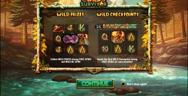 Wild Survivor: Caratteristiche uniche