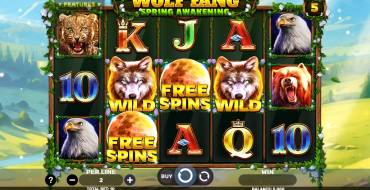 Wolf Fang – Spring Awakening: Slot machine