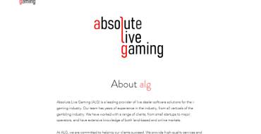 Absolute Live Gaming: Sito web