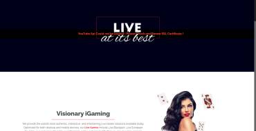 Visionary iGaming: Sito web