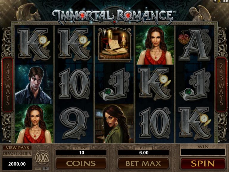 Immortal Romance - slot di Microgaming