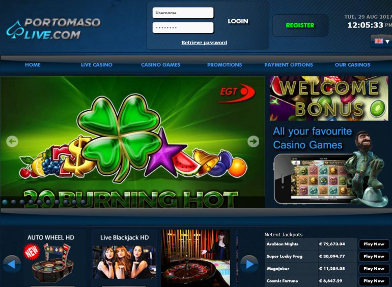 Casinò Portomaso Malta live