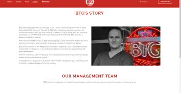 Big Time Gaming: Sito ufficiale