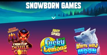 Snowborn Games: Sito web