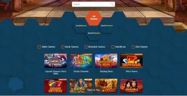 Swintt: La sezione slot machine