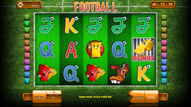 Video slot calcio